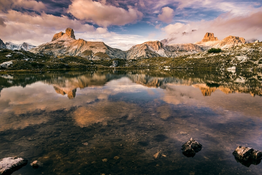 Jezera pod Tre Cime