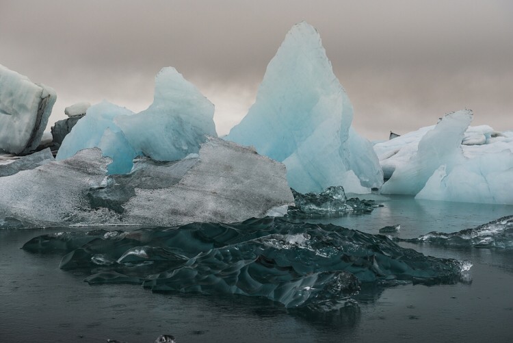 ledovcové jezero Jökulsárlón