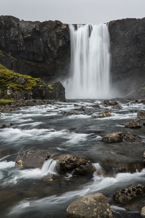 vodopád u Seyðisfjörðuru